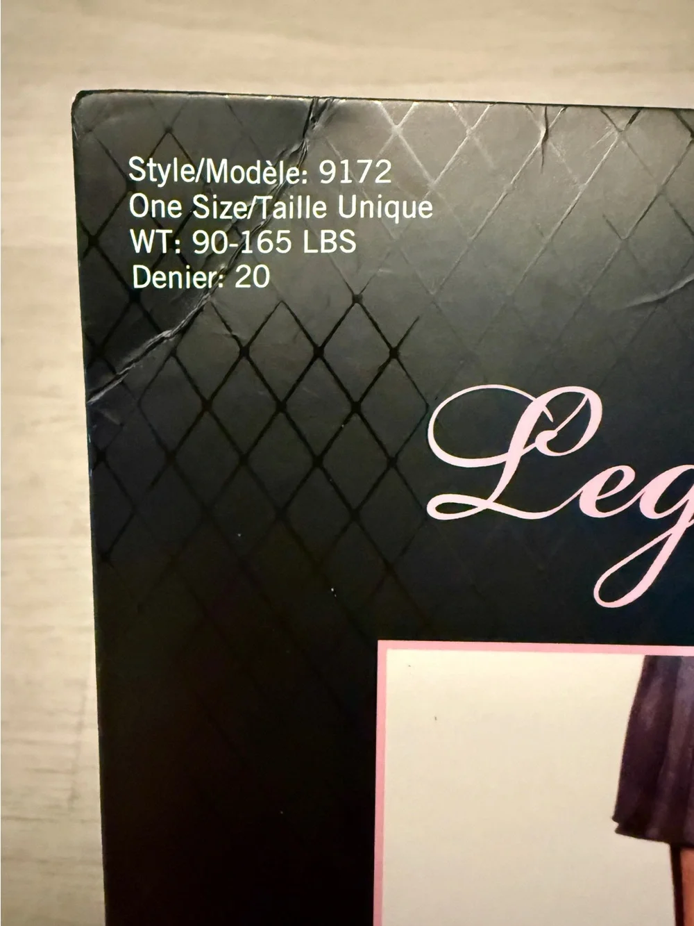 New Leg Avenue: Sheer Tights with Opaque Vertical Stripes -Style 9172